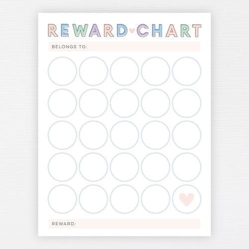 Chore Reward Chart Printable Chore Chart Chore or Potty - Etsy