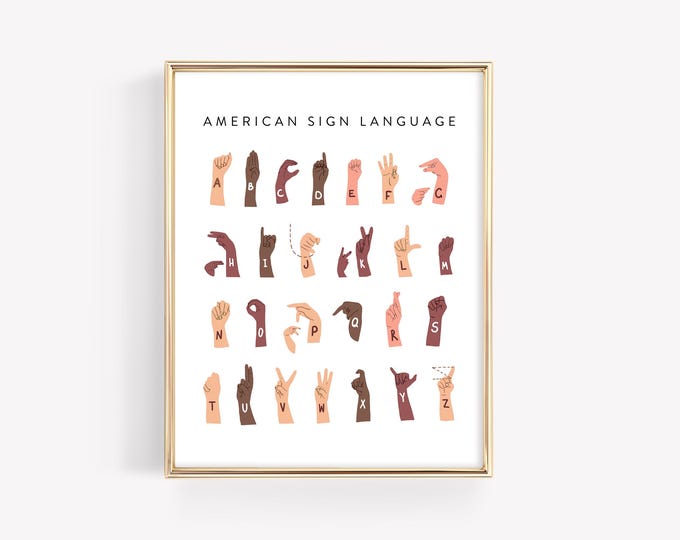 ASL Sign Language Manners & Basic Signs | Calming Corner Montessori ...