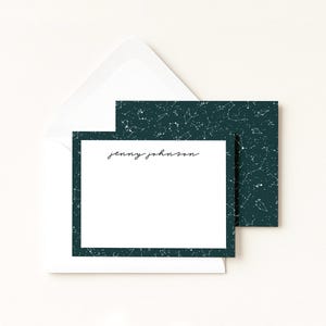 Constellation Stationery · Star Monogram Gift · Astronomy Custom Notecards · Bespoke Stationery · Birthday Gift Set · DIGITAL OR PRINTED
