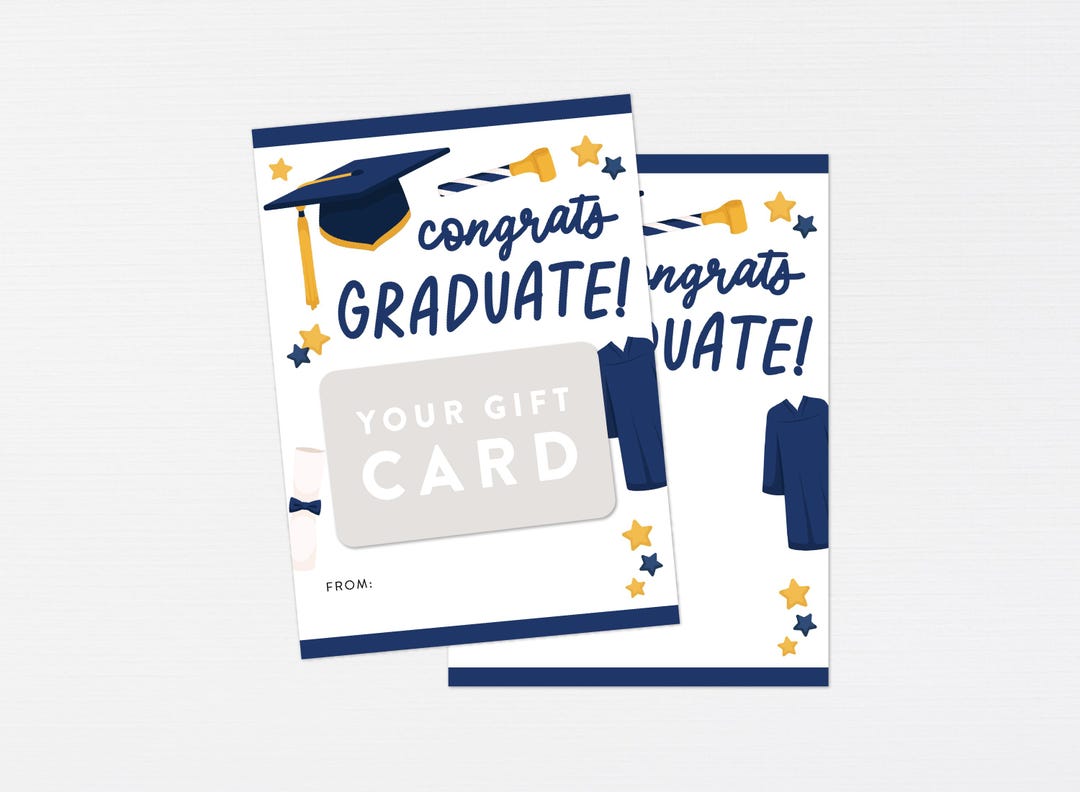 Graduation Gift Card Holder · High School College Grad Gift · Congrats ...