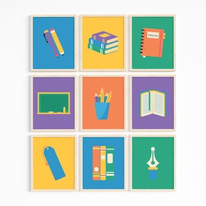 English Class Gallery Wall · Classroom Literature Posters · High School English Art · Middle School Language Arts · Educational Decor