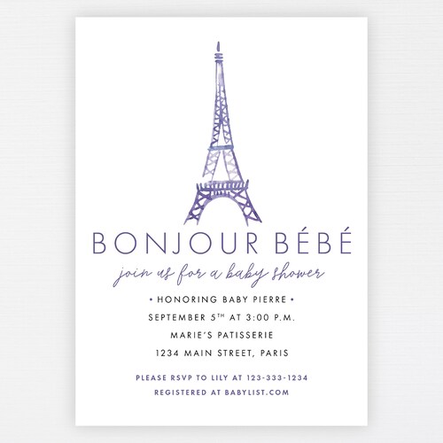 Bonjour Bebe Banner Baby Shower Banner Baby Shower Bonjour Etsy Singapore