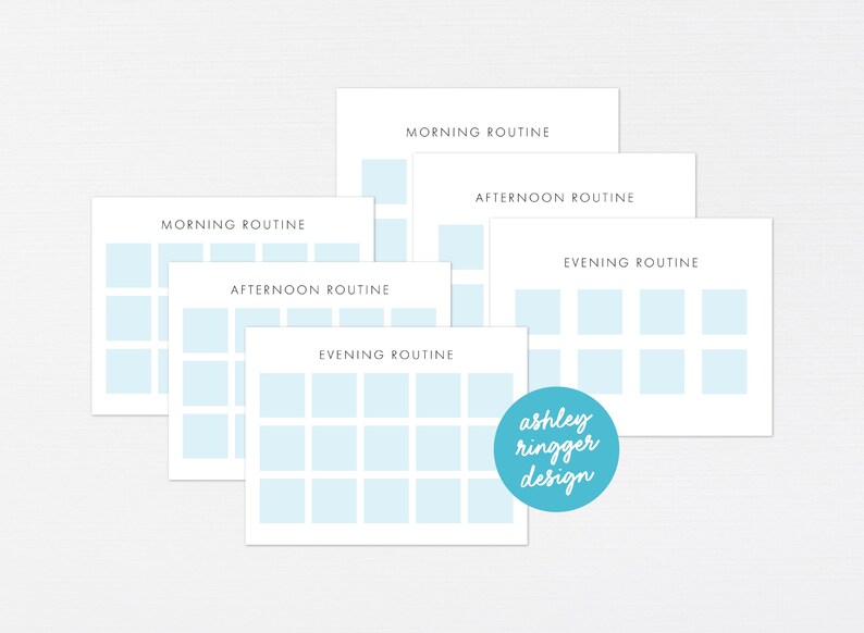 Ld Routine Template Daily Routine Charts + Cards · Weekly Daily Chore Bundle · Visual ...