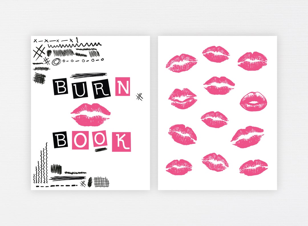 Printable Burn Book - Customize and Print