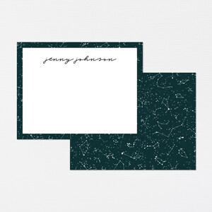 Constellation Stationery · Star Monogram Gift · Astronomy Custom Notecards · Bespoke Stationery · Birthday Gift Set · DIGITAL OR PRINTED