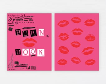 burn book font etsy