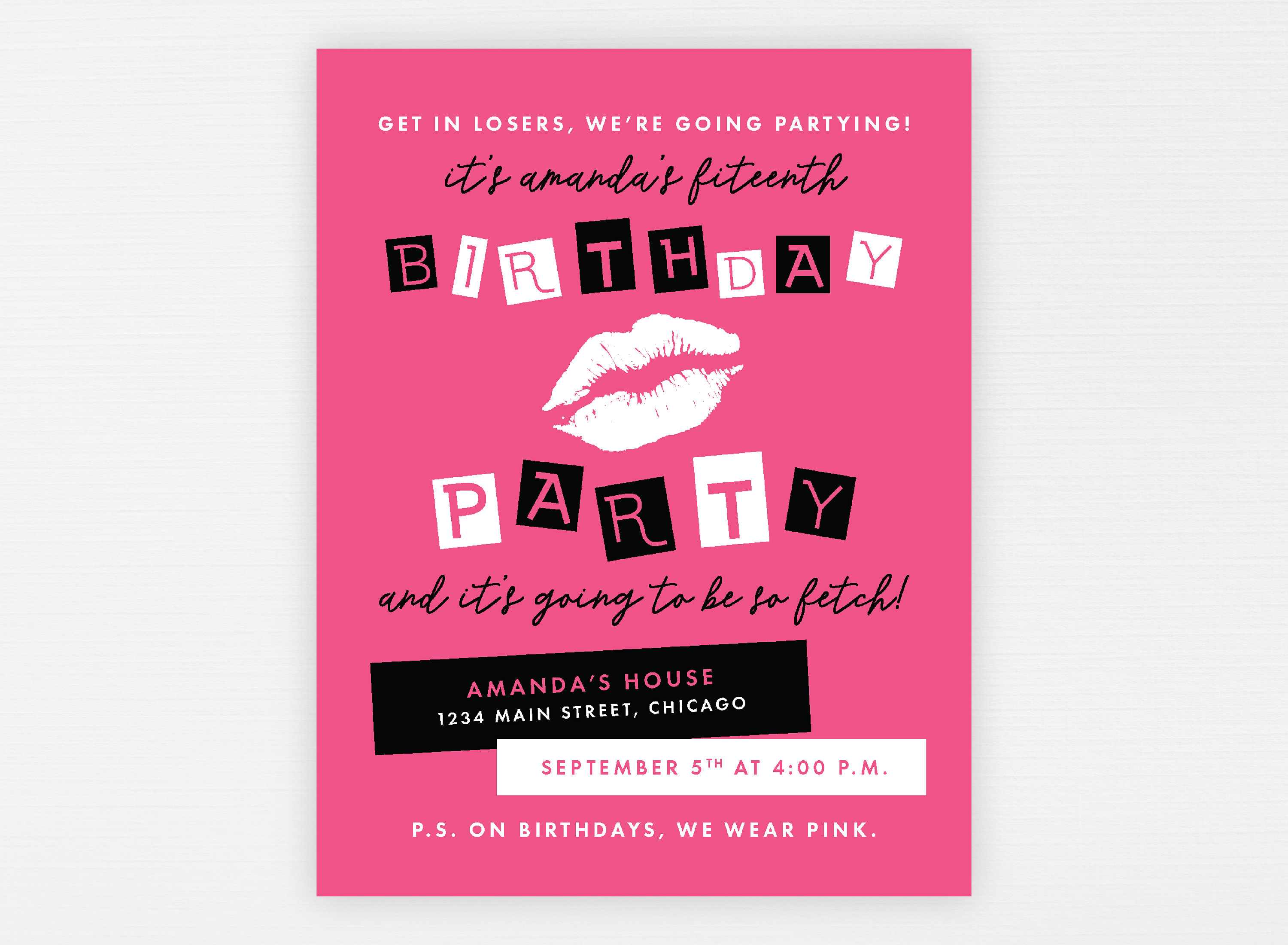 Burn Book Mean Girls Customized Bachelorette Party PNG Digital File  Printable Download DIY Regina George