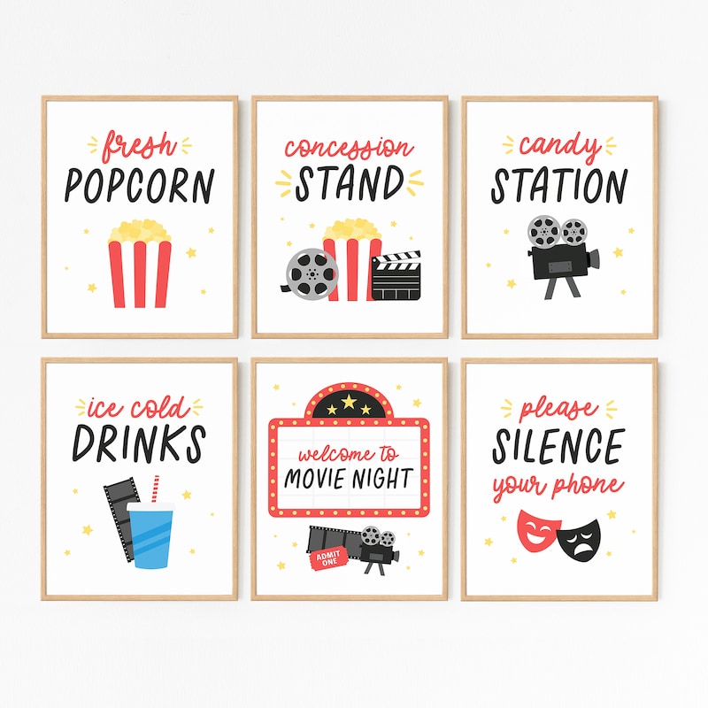 Movie Night - Etsy