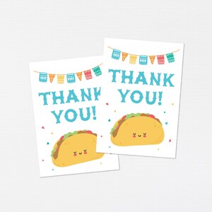 Fiesta Taco Favor Tags · Thank You Gracias Fiesta Gift Tags · Cinco De Mayo Party Printable Birthday Tag · School Gift Tags · DIGITAL FILE