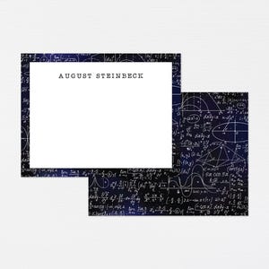 Rekenpapier · Star Night-monogramcadeau · Aangepaste notitiekaarten wiskunde · Astronomie · Op maat gemaakt briefpapier · Verjaardagscadeauset · DIGITAAL OF GEDRUKT
