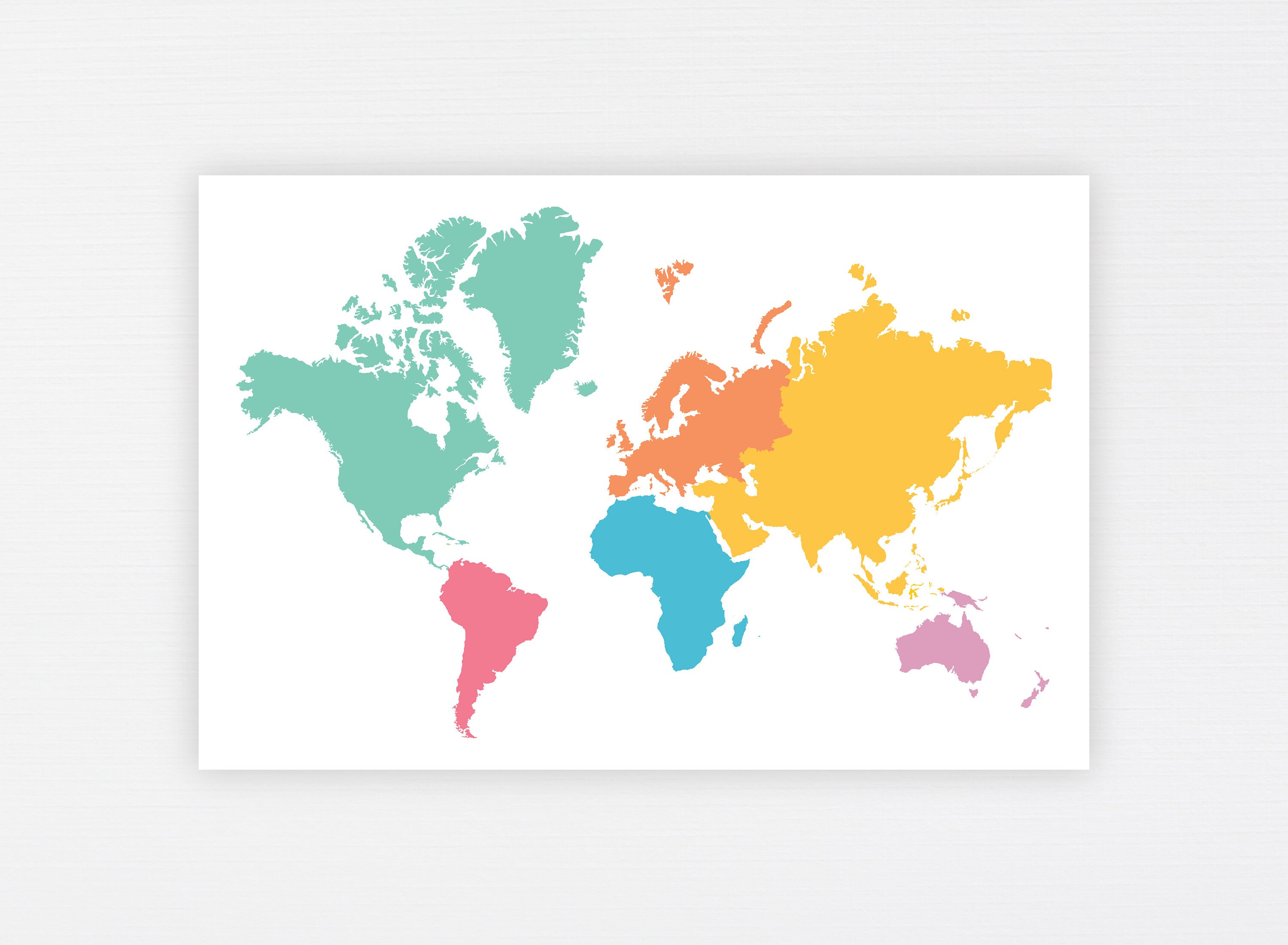 Map of Portugal color ǀ Maps of all cities and countries for your wall