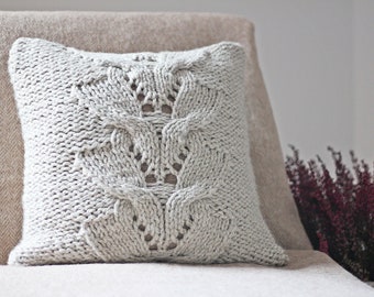 Knitting PATTERN pillow - Encore cushion cover pattern, homedecor patterns  - Listing23