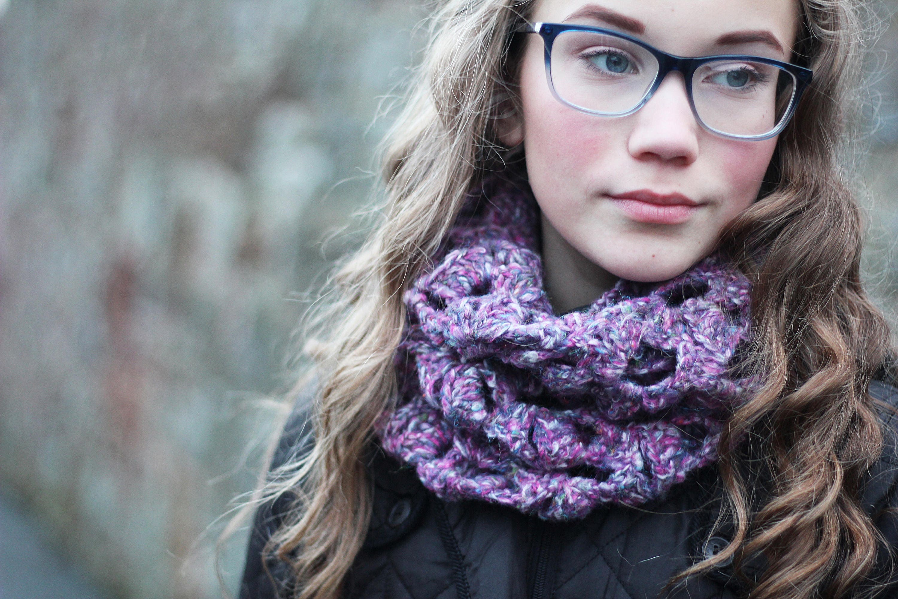 Crochet Lace Infinity Scarf Pattern – Women's Snood (PDF Pattern) - Etsy