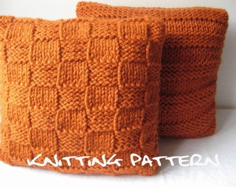 Knitting Pattern - super chunky cushion covers - Listing05