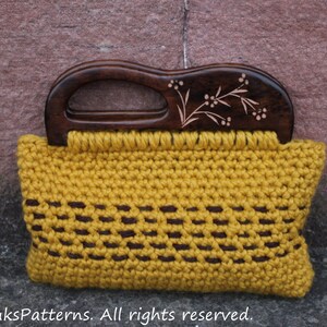 Crochet pattern - purse pattern, crochet bag womens - Listing116