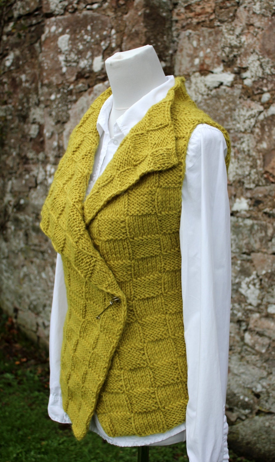 Knitting Patterns for Women Sorbet Wrap Sleeveless Jacket - Etsy