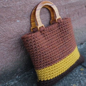 CROCHET PATTERNS - Bronze autumn purse - Listing64