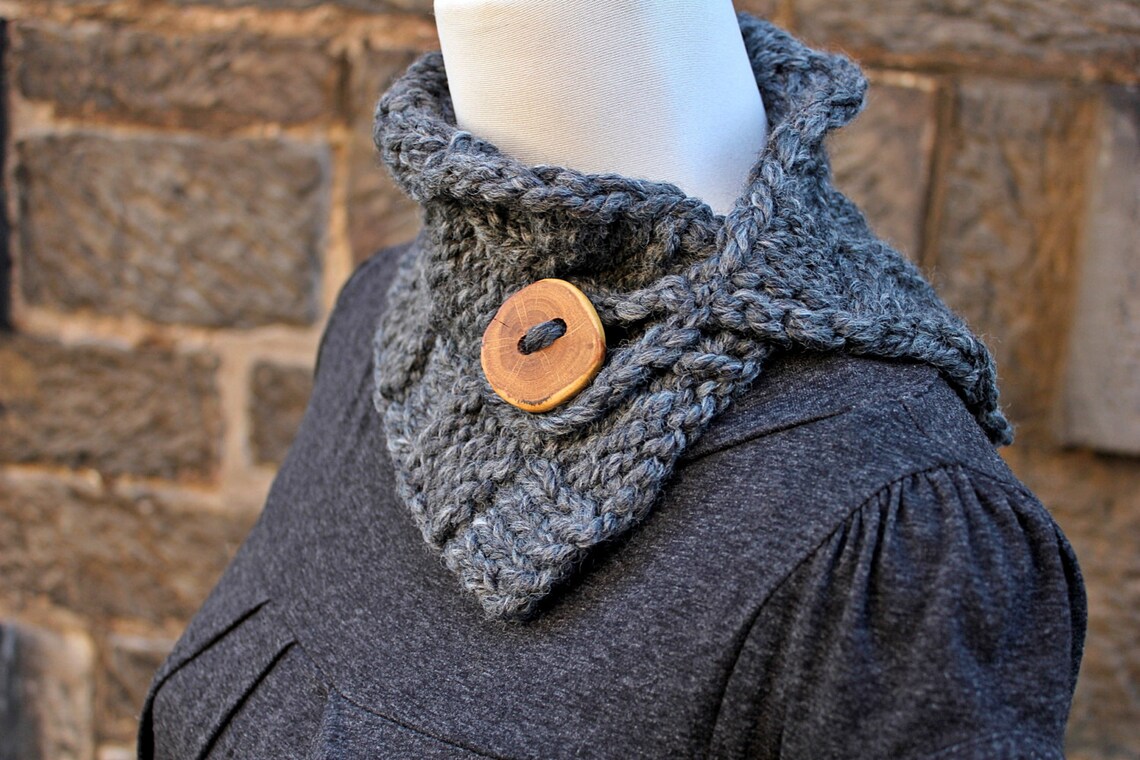 collar button knit-3col