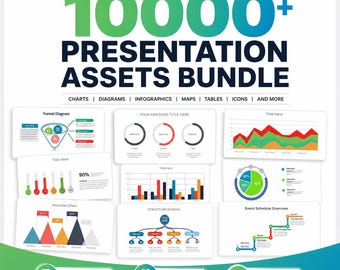 Paquete de más de 10 000 recursos para presentaciones (PowerPoint, Google Slides, Keynote) (PLR MRR)