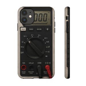 Multimeter Phone Case | Electrician Gift | Technician Gift | Trades Gift | Handyman | iPhone Case