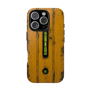 Construction Level iPhone Case | Contractor Gift | Builder Gift | Tradesman Gift | Tough Case