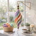 Crochet Wind Spinner Pattern PDF, 3D Twisted Garden Decor, Suncatcher Tutorial product logo