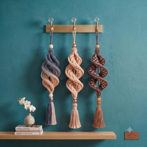 Crochet Spiral Wind Spinner Pattern, Boho Hanging Decor Tutorial (PDF Download)
