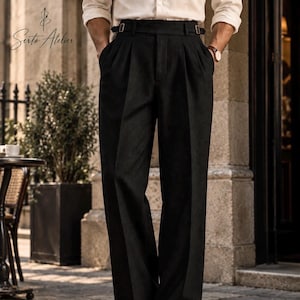 パンツ Phlannel Wool Gurkha Wide Trousers