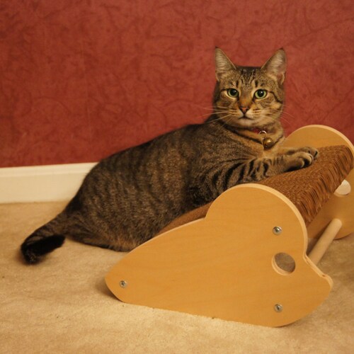 Rattino Mouse Shaped Cat Scratcher Etsy