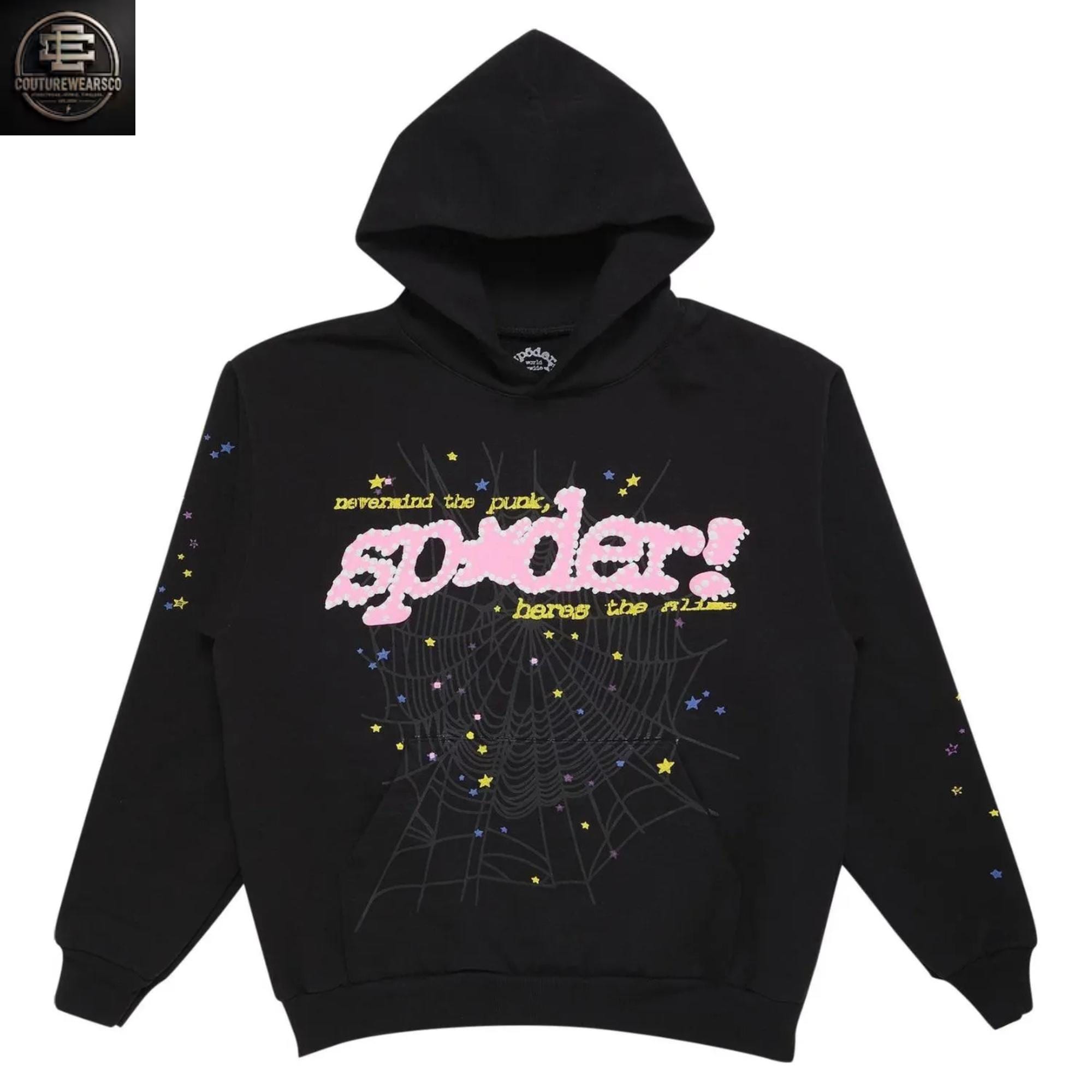 Sp5der hoodie black - Etsy 日本