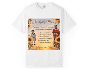 Memorial Shirt for Denise 'Sissy' Creekmur