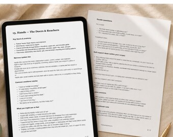 Handfascia och nervsystemguide PDF för kroppsarbetare