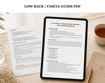Guide till ländryggsfascia och nervsystemet i PDF-format för kroppsarbetare
