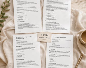 Att sträcka sig, gripa tag och släppa taget om fasciapaket | 4 PDF-filer för kroppsarbetare
