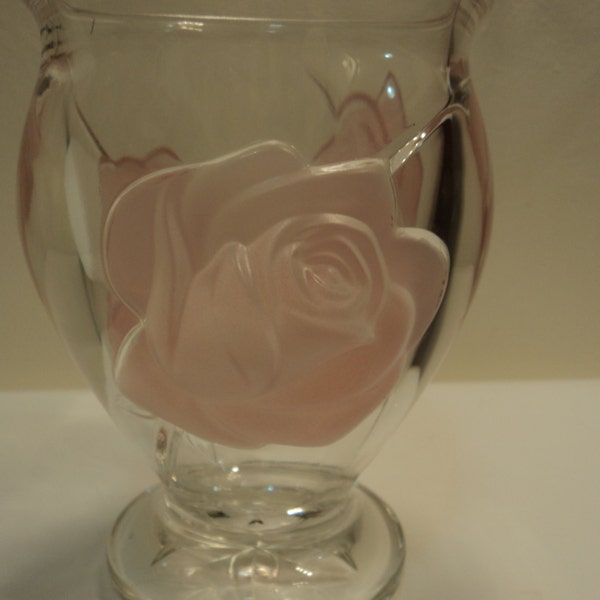 Lead glass vase