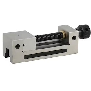 2 inch precision grinding vise QGG50, toolmaker vise hardened ground steel, machinist vise for drill press, milling, surface grinder