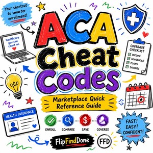 AGENT RESOURCE: ACA Cheat Codes 2027 Bundle | Health Insurance Agent Quick Reference (Digital Download)