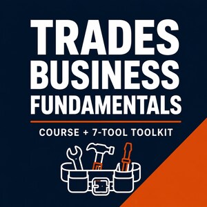 Cursuspakket voor de bouwsector, toolkit voor prijsbepaling, facturering en boekhouding voor aannemers, digitale download