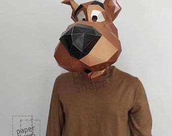 SCOOBY DOO – Papercraft-Maske zum Selbermachen – HALLOWEEN