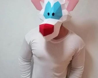 PINKY HALLOWEEN MASKE – DIY aus Papier