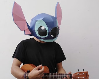 STITCH-HALLOWEEN-Maske - Papierbastel-DIY
