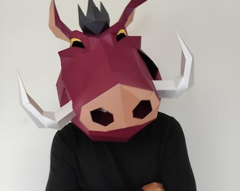 PUMBA - LION KING Mask - papercraft diy