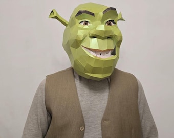 SHERK – DIY-Halloween-Maske aus Papier