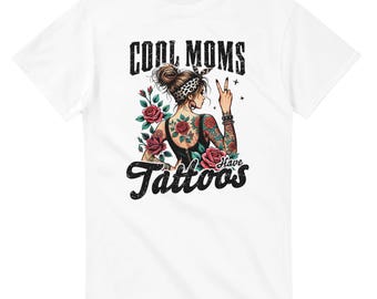 Coole Mütter haben Tattoos T-Shirt | 100% Baumwolle | Perfektes Geschenk für Tattoo-Liebhaber