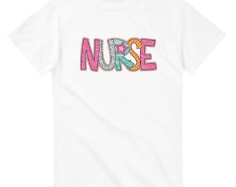 Krankenschwester T-Shirt: Schweres Baumwoll-T-Shirt, Gesundheitsheld Geschenk