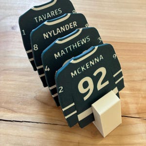 Sottobicchieri con la maglia dei Toronto Maple Leafs