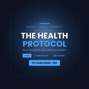 The Health Protocol: Daily Wellness System for Professionals (PDF)