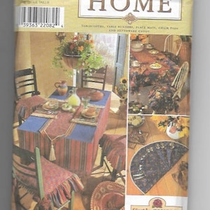 UNCUT Sewing Pattern Simplicity 8350 for Table Accessories