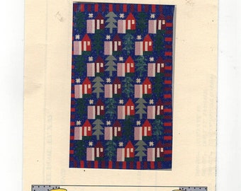 Star Spangled Home Design Quilt Pattern by Moon Glow Patterns, 63 by 93 inches