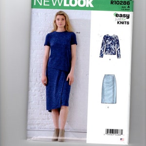 UNCUT SEwing Muster neuen Look 10286 für Rock und Top Variationen, Sz 8--20